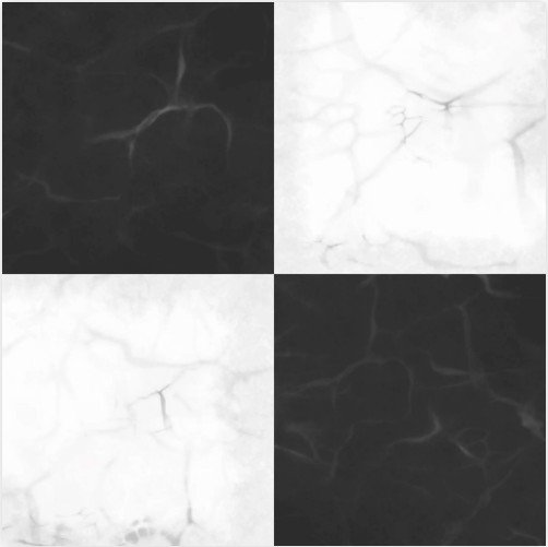 Black And White Marble