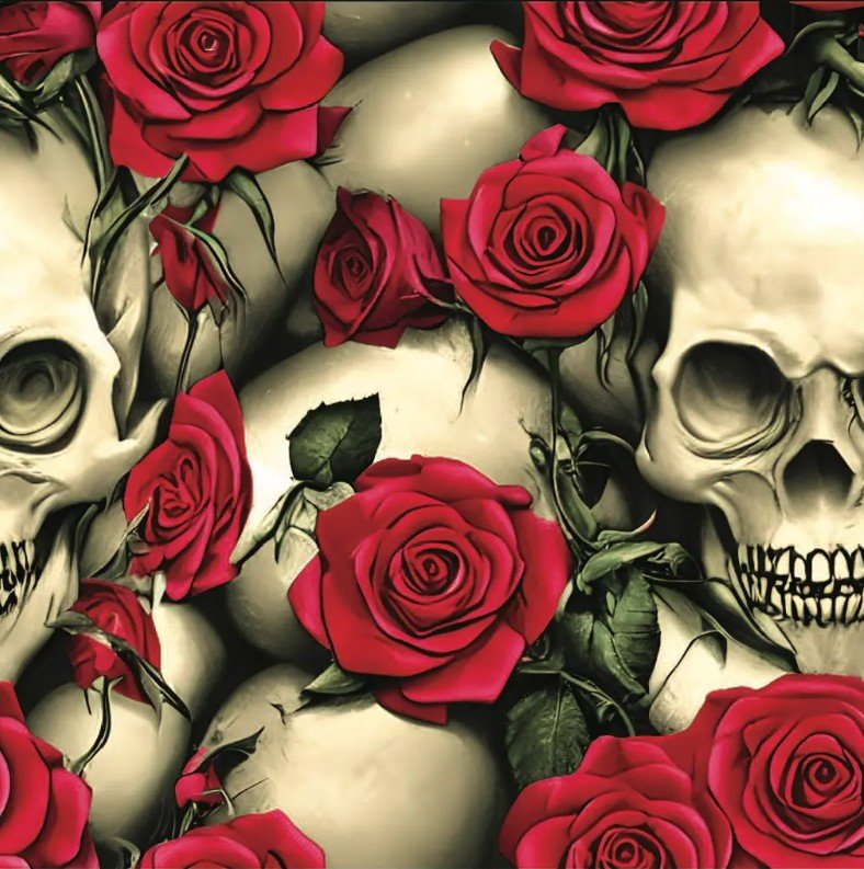 Roses And Skulls