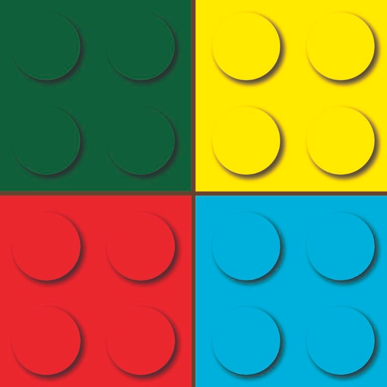 Kids Four Colour Blocks