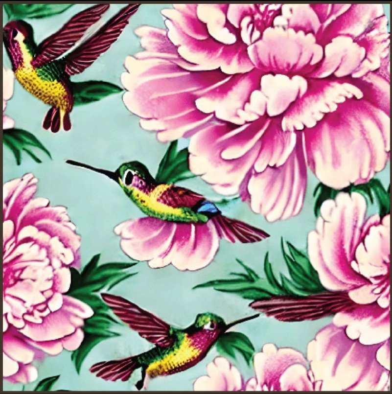 Shabby Chic Humming Bird